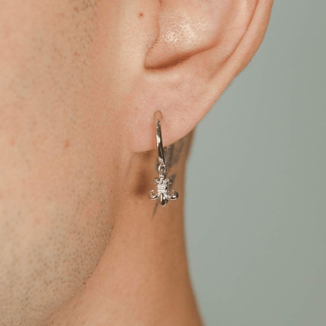Fleur Earrings - White Gold - Cernucci